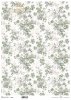 motyw tapetowy, kwiatki w odcieniach zieleni*Wallpaper motif, flowers in shades of green*Tapetenmotiv, Blumen in Grüntönen*Motivo del papel pintado, flores en tonos verdes